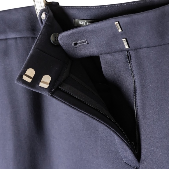 NWT: Talbots Women’s Soho Pants; Navy Blue; Size 16WP - Picture 9 of 15